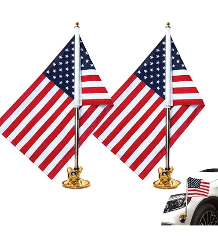 Mini Fanion/drapeau Décoratif USA États-Unis Avec Chicago - Pour Voiture Ou Décoration Intérieure