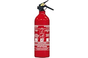 CORA - 000126801 - Extincteur à Poudre - Classe 5A 34B -C - 1 kg - avec Support