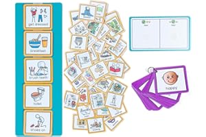 Communication Bundle from Create Visual Aids With A Visual Timetable, Now & Next Board & Feelings Keyring to support communication, routine, transition & emotional development. (Preschooler)