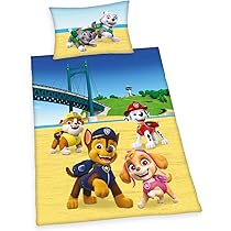 Parure Letto Paw Patrol Per Neonati | Copripiumino 100x135cm + Federa 40x60cm In Cotone - Foto 10