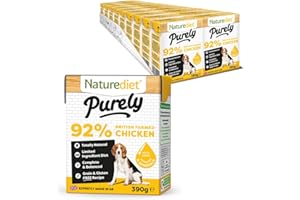 Naturediet - Purely, Complete Wet Food, Chicken, 390g (Pack of 18)