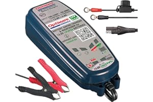 TECMATE OptiMate Lithium 4s 0.8A 12V LiFePO4 Motorcycle Automatic Battery Charger Optimiser Maintainer