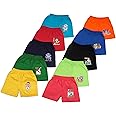 Baba & Baby 100% Cotton Printed Multicolor Shorts for Boys and Girls Pack of-10