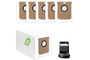 RONGZY 5 Pack Bolsas de Polvo para Conga Home 10000, 8090 Ultra, 9090 IA 2,5L de Capacidad Bolsas de Aspiradora Compatible con eufy L50 SES, L60 SES y Haier H9+