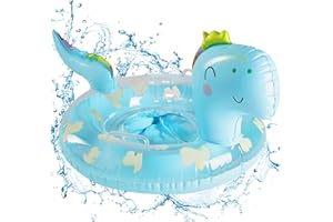 Shinybox Baby Schwimmring Aufblasbarer, Schwimmsitz Kinder mit Cartoon-Print, Baby Schwimmring, Baby Schwimmen Ring, Kinder Schwimmreifen Spielzeug, Auftriebshilfegerät für Kinder