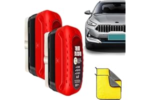 GLSAYZU Multifunktionale Kfz-Ölfilm-Reinigungsbürste, ölabweisende folie für autoscheiben, Kfz Ölfilmreiniger, Ölfilm-Entferner Für Glas, Ölfilm-Entferner Für Windschutzscheiben(2pc-a)