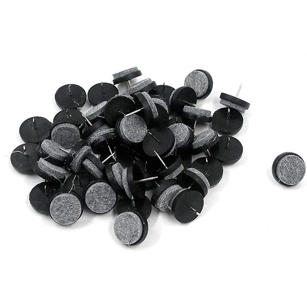 50-Pack Chair Leg Caps - 1 Inch Anti-Slip Rubber Feet Protectors For Furniture
