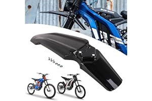 AnXin Motorbike Front Fender, Motorcycle Fender Protector Front Mudguard for Sur-Ron X DNM Light Bee Electric Bike Dirt Bike Black