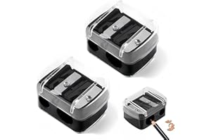 ZYBLSSBB 2 Stück Makeup Sharpener Anspitzer, Spitzer Kosmetikstifte, Kosmetik Bleistift Anspitzer, Eyeliner Bleistift, Augen Make up-Bleistiftspitzer, Kosmetikspitzer für Augenbrauenstift, Lipliner