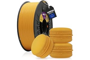WINKLE Filamento PLA HD Pastello 1.75mm Giallo Curcuma, Bobina da 300g, Filamento per Stampante 3D FDM, Precisione Dimensionale +/- 0.05mm, Materiale Biodegradabile Facile da Stampare
