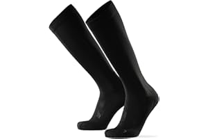 DANISH ENDURANCE 1 ou 2 Paires de Chaussettes de Contention 21-26 mmhg, Compression Optimale, Running & Sport, Homme Femme