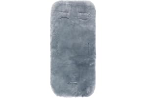 Fillikid Lammfelleinlage 73x33cm Exklusiv, Kinderwagen Lammfell, Lammfell für Baby für Kinderwagen, Buggy Autositz, echtes Merino Schaffell