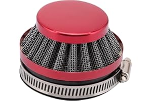 GOOFIT 58MM Air Filter Replacement For 2 Stroke 47cc 49cc Scooter ATV Pocketbike Mini Quad Red