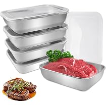 6 Contenitori Ermetici In Acciaio Inox 180ml Con Coperchi Colorati - Per Snack, Yogurt, Meal Prep - 2