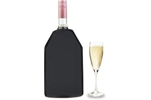 Wudlad Flaschenkühler Manschette für Unterwegs Kühlmanschette Wein,Weinkühler Manschette Anti-Rutsch Weinmanschette zum Kühlen,Wine Cooler Sektkühler zum Kühlen Wein,Burgundy Champagner Kühler