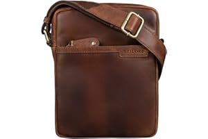 STILORD 'Blake' Sacoche Homme Cuir Retro Sac Bandoulière Petit Vintage Sac Messager Sac à Main DIN A5 Sac en Cuir véritable
