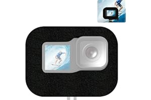 PULUZ Windslayer Cover Housing Frame Case per GoPro HERO 9 Black Foam Windshield Housing Case Cover, riduce il rumore del vento per una registrazione audio ottimale