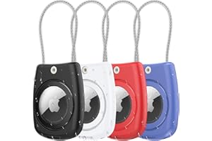 Aimtel wasserdichte Hülle für Apple AirTag,airtag schlüsselanhänger Sicher vor Verlust, Stoßfest, Waschbar, Airtag anhängerWird für Reisetaschen, Kisten,Rucksäcke.Zubehör für Apple Air Tag