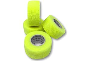 LISACARE Lisa Care finger Dirt grasso e resistente – -Elastico impermeabile intonaco – Selezione di colori – 4 rotoli 2.5 cm x 4.5 m