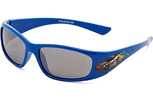 Eyelevel Zoom Sunglasses for Boys - Kids Sunglasses with Race Car Design - 100% UVA/UVB Protection & CAT3 Lens - For Boys 5-10 years