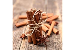 HERZONE Lot de 40 bâtons de cannelle décoratifs pour couronne de l'Avent - Pour bricolage - Cannelle décorative - Épices séchées - Décoration de Noël - Écorce d'épices - Fournitures de bricolage pour