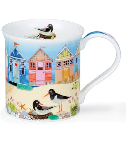 Dunoon Suffolk Secret Woodland Birds Tasse – Aus Feinem Knochenporzellan, 310 Ml, Hergestellt In England (Specht)