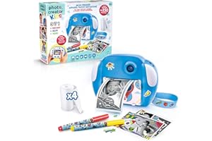 Canal Toys - Photo Creator - Appareil Photo à Impression Instantané - Selfie & Caméra Vidéo - Impression sur Rouleau de Papier Photo Thermique, sans Encre - Cadeau pour Enfant - Dès 4 Ans - CLK 011