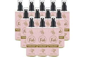 Fabulosa House of Fab odświeżacz do pomieszczeń eliminujący nieprzyjemne zapachy, perfumowany odświeżacz powietrza w sprayu, 250 ml, opakowanie 12 szt. Bramble Harvest