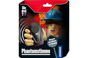 Die drei ??? Phantomstimme von KOSMOS, Aufnahmegerät mit Stimmenverzerrer, Detektivspielzeug, Detektiv Ausrüstung, Detektiv Set, Mitbringsel Kindergeburtstag, Geschenk für Kinder ab 8-12 Jahre