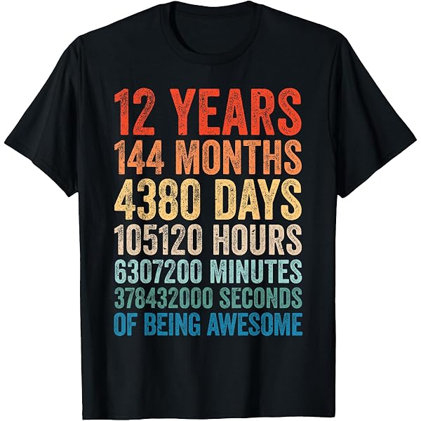 T-shirt "Niveau 12 Débloqué" - Cadeau Anniversaire Ado Gamer - 100% Coton - Fun Et Geek