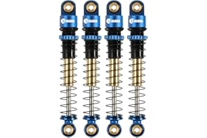 INJORA RC Ammortizzatore 43mm Filettato Tele Shocks RC Auto Damper per 1/24 RC Crawler Axial SCX24 AXI90081 Deadbolt Bronco Gladiator Micro Crawler Upgrade Parts