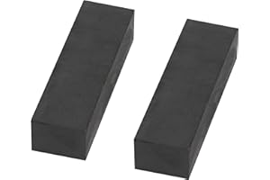 FIRST4MAGNETS Aimant de Ferrite Y30Bh Pour Les Arts, L'Artisanat, la Fabrication de Modèles - 70mm x 20mm x 15mm D'Épaisseur - 4,2kg - Pack de 2