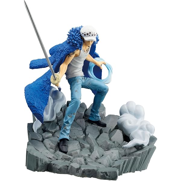 Banpresto Statua Trafalgar Law – One Piece Wano, 16 Cm, Dettagli Mozzafiato, Figure Da Collezione Ufficiale