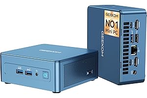 GEEKOM [2025 Upgraded Cooling IT12 Mini PC Windows 11 Pro, with Intel i7-1280P (14C/20T, Up to 4.8GHz) 32GB DDR4 & 1TB NVMe SSD (Expandable), 8K Iris Xe Graphics/Quad Display/WiFi 6E/BT5.2 for Office