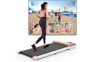 DeerRun Cinta de Correr Raceable, Cinta de Andar Escritorio para Dispositivo Portatil Alta Tecnología, Máquina de Andar 2,5 HP 136kg APP Control con Crusos Ejercicios Gratuitos y Multi-jugador Carrera