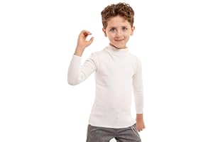 Kids Premium Half & High Neck Pullover From White Eagle – Ultra Soft Wool-Cotton Blend Sweater for Boys & Girls