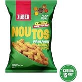 Z&uuml;ber Noutos Kajun Baharatlı Fırınlanmış Nohut Cipsi 55g x 15 Adet