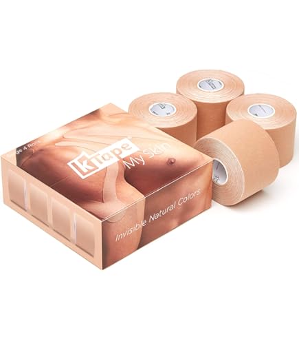 Basic Care - Kinetic Nastro Sportivo Per Sport, 5 M X 5 Cm, Confezione Da 2 (Blu, Rosa - Foto 13