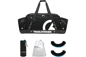 TRAILKICKER Sac de transport de hockey sur glace d'une capacité de 156 L - Sac d'équipement haut de gamme - Bleu - 68,6 x 30,5 x 30,5 cm