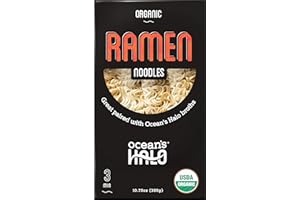 Ocean's Halo Organic Ramen Noodles, Vegan & Vegetarian Noodles, 240 g (Pack of 5)