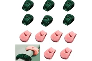 ZAHD 12 pezzi Clip per copripiumini，Clip Copripiumino Antiscivolo，Clip per Trapunta，Clip Copripiumino Altamente Elastiche，Fissaggio del copriletto，Clip piumino con fibbia Elevata elasticità，Nessun ago