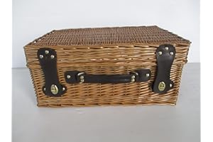 fantasie d oriente Cesto PIC NIC Valigia Vimini con Fodera CM CM 46X31X20 H Foderato con Tasca Termica