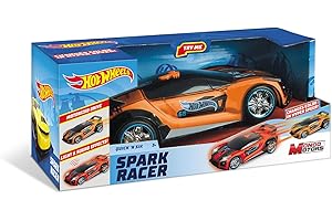 MONDO MONDO-51197 Motors-Hot Wheels Spark Racers Quick N SIK-Coche de fricción para niños-Luces y sonidos-51197, Multicolor (51197)