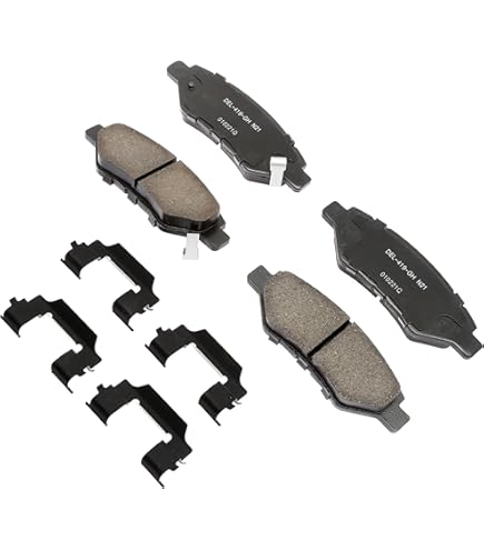 ACDelco 17D1404CHF2 - Gold Ceramic Front Disc Brake Pads