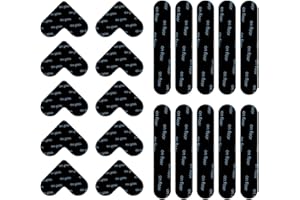 Fenglin-joy Antiscivolo per Tappeti, 20PCS Adesivi Antiscivolo per Tappetini Tappetino per Moquette Lavabile e Riutilizzabile per Tappetini, per pavimenti in legno