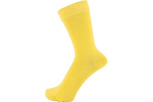 ZAKIRA Finest Combed Cotton Dress Socks in Plain Colours for Men, Women