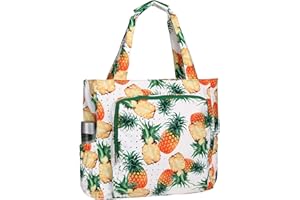Chase Chic Beach Bag Womens, Extra Large Fold-able Pool Tote Bag, Waterproof Lightweight Shoulder Bag With Zipper for Travel, Gym, Swim and Beach Holiday