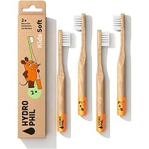 Hydrophil 4x Kinderzahnbrsten extra weich aus Bambus, mit der Maus von  "Sendung mit der Maus", Bambuszahnbrste fr Kinder, runder Griff,  Zahnbrste Kinder ab 3 Jahren, Kids Toothbrush : Amazon.de: Drogerie &  Krperpflege