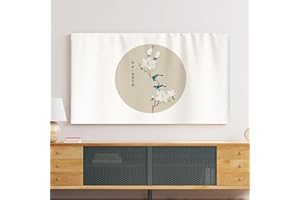 Treer Cubierta Antipolvo para TV, Universal Funda para Televisor Cubierta de Televisión Elástico Protector Pantalla de Funda para 22 a 75 Pulgadas (Pintura a tinta 6,55 pulgadas)