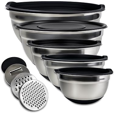 Centrifuga Per Insalata 5L Centrifuga Per Insalata A Doppio Strato In Acciaio Inox E PP Con Coperchio E Maniglia Girevole 88573983